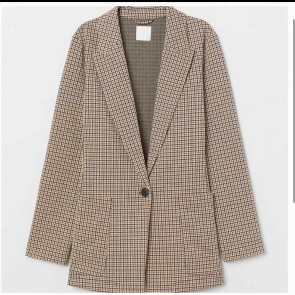 H&M Houndstooth Blazer